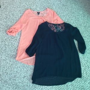 Pair of rue21 dress shirts